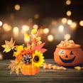 thumbnail image 5 of Thanksgiving Decorations Clearance, Halloween Simulated Pumpkin Decoration Fall Thanksgiving Halloween Home Ornament Table Living Room Flower Decoration, 5 of 7