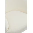 thumbnail image 6 of LUXMOD Modern Armchair Super Soft Wool Single Sofa Living Room Accent Chair-White, 6 of 9