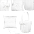 thumbnail image 3 of 2pcs Oreiller Anneau Moderne avec Assortir Panier à Fleurs Partie for Wedding, 3 of 8