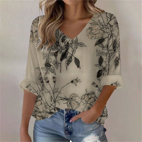 Endives Women's Solid Color Shirts Long Sleeve Shirt Womens Tops Fall Clothes
