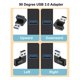 thumbnail image 2 of Paquete de 4 Adaptadores USB 3.0 con áNgulo Vertical Arriba y Abajo, Conector Extensor Macho A Hembra en Horizontal Izquierdo Derecho, 2 of 6