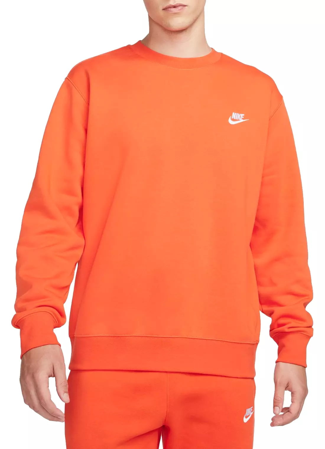 nikelab orange sweatshirt