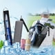 thumbnail image 4 of Bolsa de hielo cilíndrica cruzada para exteriores, con tubo largo, para golf, cerveza, cola, aislante, con capacidad para 7 latas., 4 of 5