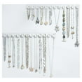 thumbnail image 5 of Necklace Holder, Acrylic Necklace Hanger, Wall Mount Necklace Organizer, Jewelry Hooks for Necklaces, Bracelets, Chains (2-pack Clear), 5 of 11