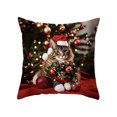 thumbnail image 2 of Christmas Pillow Cover Holiday Decoration Sofa Decoration Linen Pillow Home Sofa Holiday Decoration Pillow Cover 45x45cm, 2 of 6