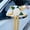 Gold, variant on 2 wedding car rearview mirror decoration flower door handle pull flower bow floating yarn retro artificial flower wedding chair back flower arrangement