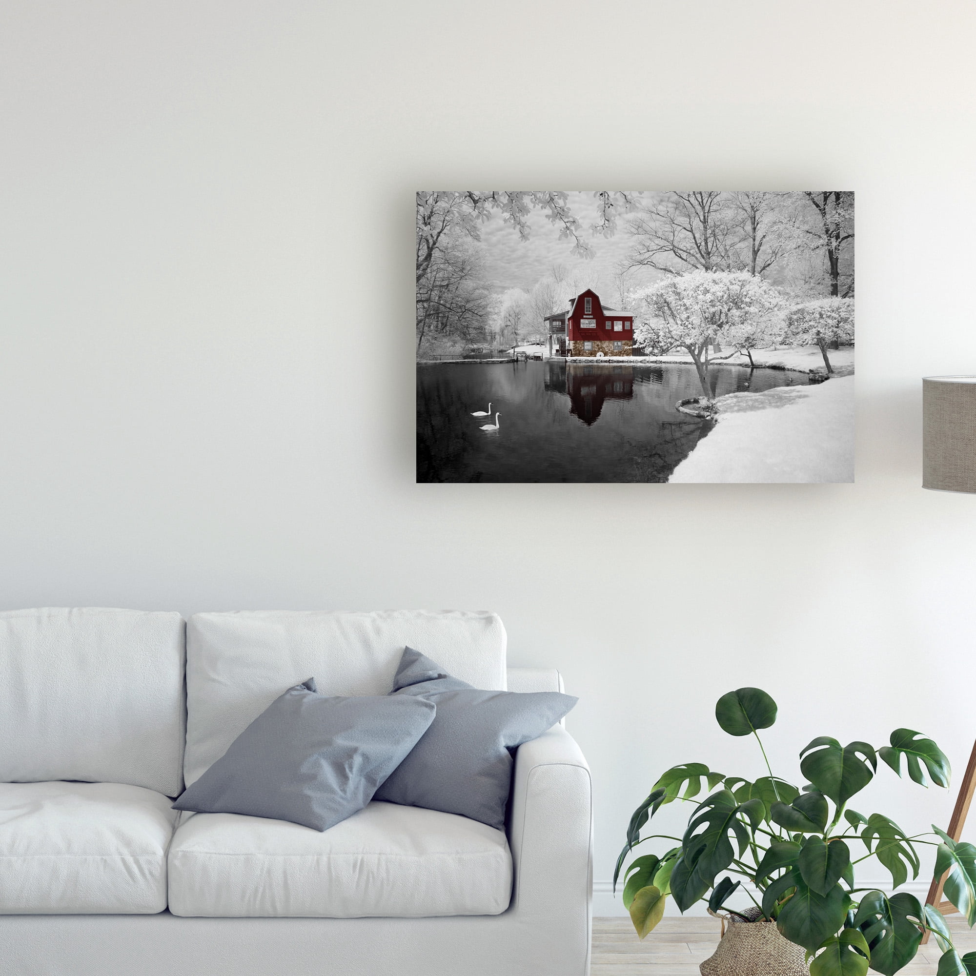 Trademark Fine Art 'Peterson Mill' Canvas Art by Monte Nagler
