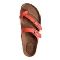 thumbnail image 2 of Time and Tru Women's Asymmetric Strap Flat Footbed Sandals, Sizes 6-11, Wide Width Available, 2 of 5