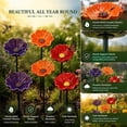 thumbnail image 3 of Ceramic Bee Watering Station for Garden, 25cm Bee Blossoms for Water Ceramic, Pollinator Feeder Flowers for Bees, Water Drinking Station Bowl, Rain Catcher Mini Bird Baths On Stakes, 3 of 10