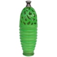 thumbnail image 3 of Northlight 15" Shiny Cutout Outdoor Patio Bottle Vase - Green/Gray, 3 of 4