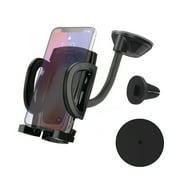 Scosche IHW10-SP1 4-in-1 Stick Grip Suction Cup Vent/Dash/Windshield Mount Kit Black