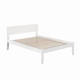 thumbnail image 3 of Orlando Full Solid Wood Platform Bed in White, 3 of 7