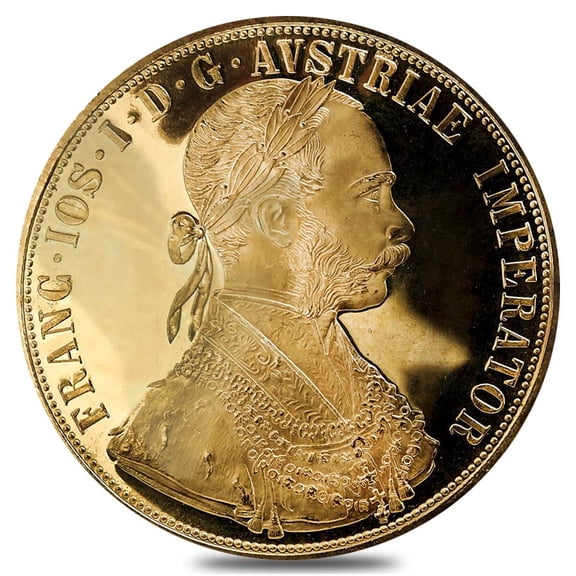 1915 Austrian 4 Ducat Gold Restrike (Scruffy)