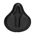 thumbnail image 1 of Funda de cojín para asiento de bicicleta Strade Fareast Limited antideslizante acolchada color negro 30 cm x 27 cm x 3 cm, 1 of 8