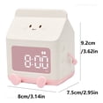 thumbnail image 7 of Multi-functional LED Milk Carton Alarm Clock, LED Digital Display Time/date, for Bedroom Cute Desktop Clock Home Decoration, 7 of 7