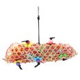 thumbnail image 4 of Gupbes Bamboo Net Weaving Toy Paper Strip Gnawing Chewing Toy Pet Bird Swing Toy, 4 of 8