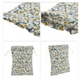 thumbnail image 3 of 1 Pc Bolsa Cosmética Floral de Algodón Verde Durable con Cuerda para Mujeres para Viajes de Negocios, 3 of 3