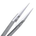 thumbnail image 3 of Chendee 1Pc Stainless Steel Ceramic Tweezer Heat Resistant Antimagnetic Ceramic Tweezers,Straight Tip, 3 of 8
