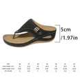 thumbnail image 2 of Sandalias Dedo Del Pie Cuña Casuales Huecas Verano Mujeres Ortopédicas Avistables Cómodo para Viajar Al Aire Libre, 2 of 6