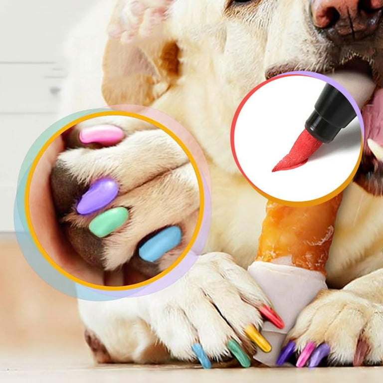 ZPAQI Water Based Dog Nail Polish Quick Drying Pet Nail Polish for Dogs