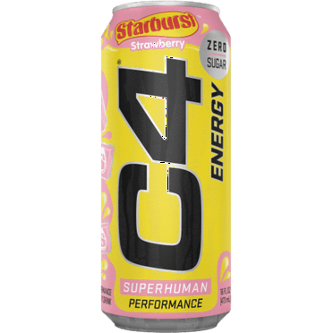 2X-C4 Strawberry Starburst Super Human Performance Energy Drink - 16 fl oz