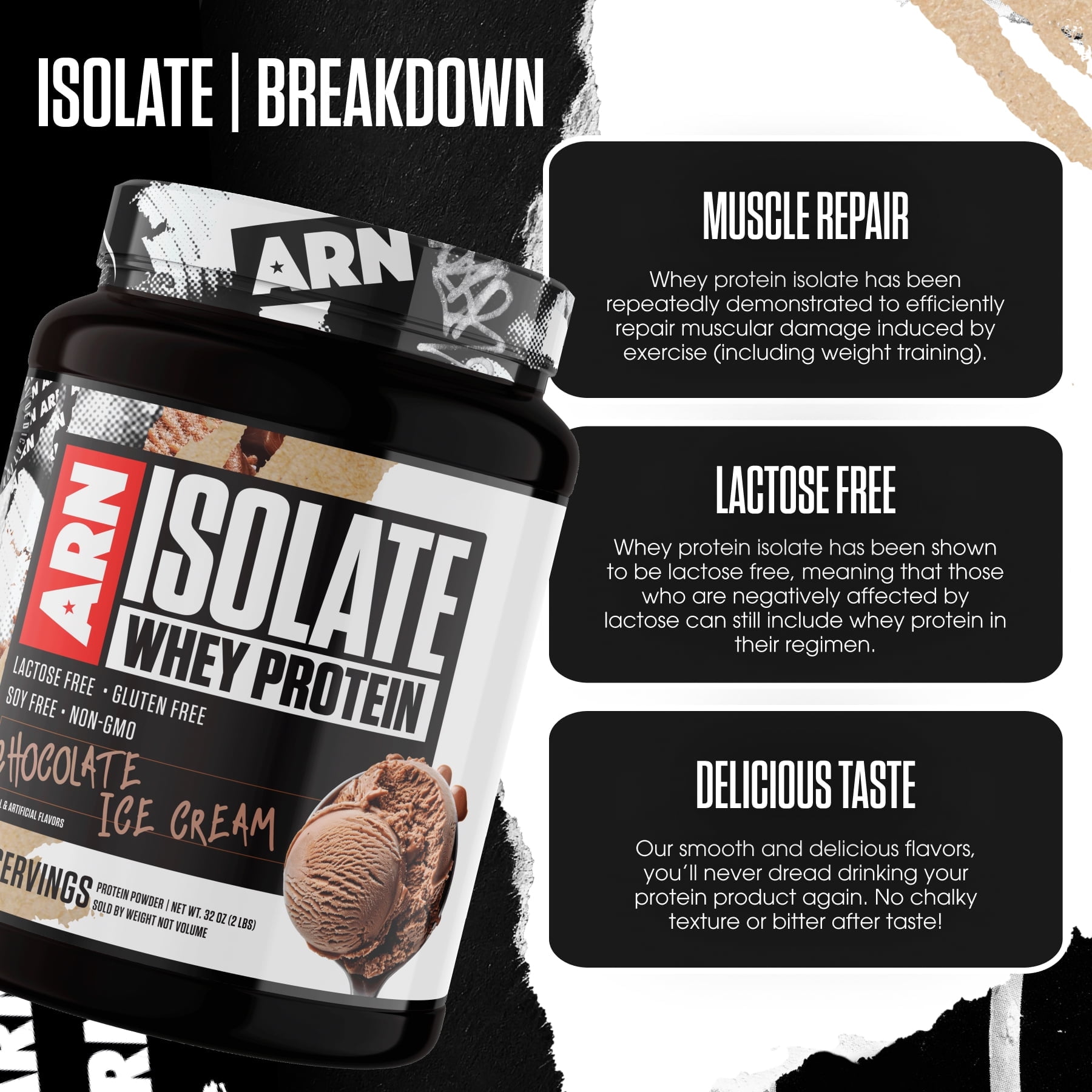 Arms Race Nutrition | ARN | Isolate Whey Protein (32 Servings, Pumpkin Spice)