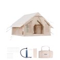 thumbnail image 1 of VEVOR Inflatable Tent for Camping 4-6 Person Glamping Tent with Pump Easy Set up, 1 of 9