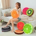 thumbnail image 4 of Clearance Round Throw Pillow, 3D Fruit Comfortable Kids Cute Pillow Circle Seating Floor Cushion for Home, Couch, Sofa, Bedroom, Living Room Decor, 4 of 7