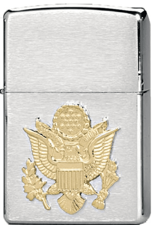 Air Force USB Powered Pocket Lighter Metal Chrome United States US Military 