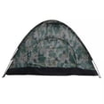 thumbnail image 6 of 3–4 Person Waterproof Camping Tent, 4-Season Outdoor Hiking Tent, Large Family Camo Dome Tent (78"L x 78"W x 51"H), 6 of 7