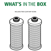 A.O. Smith 2-Stage System Carbon block Under sink Replacement Filter 2 -Pack