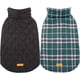 thumbnail image 3 of Kuoser Abrigo cálido para perros, chaqueta reversible para perros, impermeable, abrigo de invierno, estilo británico, ropa para perros a cuadros, abrigos para clima frío, chaqueta de nieve acogedora,, 3 of 4
