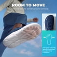 thumbnail image 5 of ALLSWIFIT Men's Slip-On Walking Shoes Wide Toe Box | Hands-Free Barefoot Feel, Cushioned Running Sneakers with Arch Support for Gym & Tennis, 5 of 9