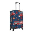 thumbnail image 3 of Easygdp Fire Truck 1 Print Elastic and Washable Suitcase Protective Cover with Hidden Zipper Fits 18-32 inch Luggage -X-Large, 3 of 9