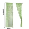 thumbnail image 3 of Voile Tulle Room Window Curtain Sheer Voile Panel Drapes Curtain,Drapes for Bathroom & Bedroom & Living Room Curtains(100X270CM,Mint Green), 3 of 8