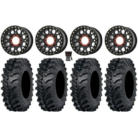 KS235 Grenade 15 Wheels Black 34 MT911 Tires Kawasaki Teryx Mule KS235 Grenade 15 Wheels Black 34 MT911 Tires Kawasaki Teryx Mule