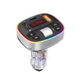 thumbnail image 2 of TIMIFIS Wireless Charging Mp3 Player Can Be Inserted Into USB Qc3.0 Fast Charging Voltage Monitoring Cool Lighting Universal Car Bluetooth for Car Models Other Exterior Accessories, 2 of 9