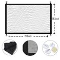 thumbnail image 4 of 28.3"H Puerta mágica para perros Puerta de malla plegable para interiores y exteriores Ormromra CJWUS-3089, 4 of 8