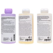 Olaplex No.4P Blonde Enhancer Toning Shampoo 8.5 oz, No.4 Bond Maintenance Shampoo 8.5 oz & No.5 Bond Maintenance Conditioner 8.5 oz - BUNDLE COMBO Pack