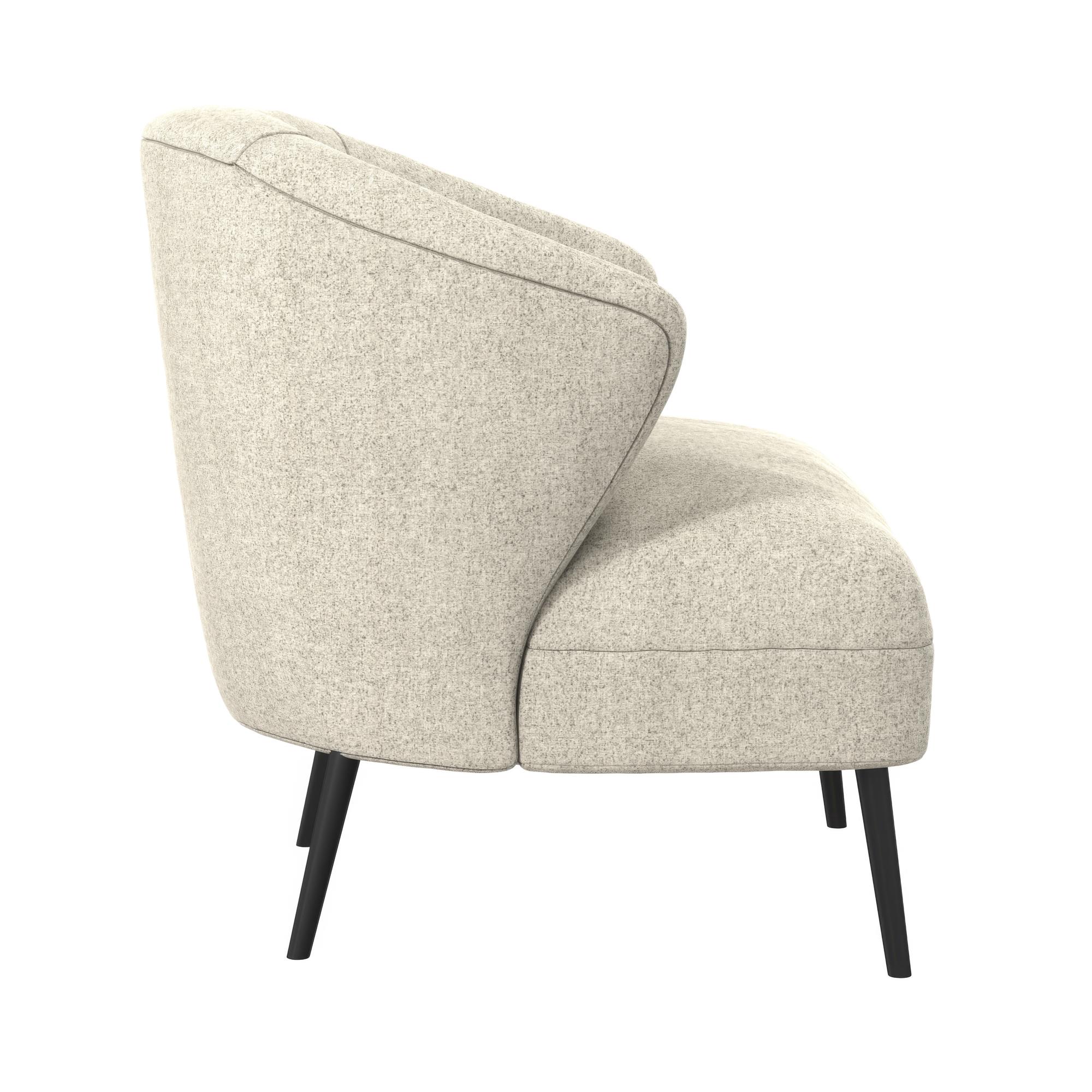 DHP Alice Upholstered Accent Chair, Tan Looped Yarn