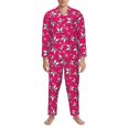 thumbnail image 3 of Sikiie Butterfly Mens Pajama Set, Soft Warm Long Sleeve Sleepwear, Cozy Button-Down Pjs for Men-XX-Large, 3 of 7