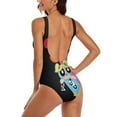 thumbnail image 3 of The Powerpuff Girls Womens Bathing Suits One Piece Swimsuits Cute Bikini Printed Swimwear Cover Up Dress S, 3 of 7