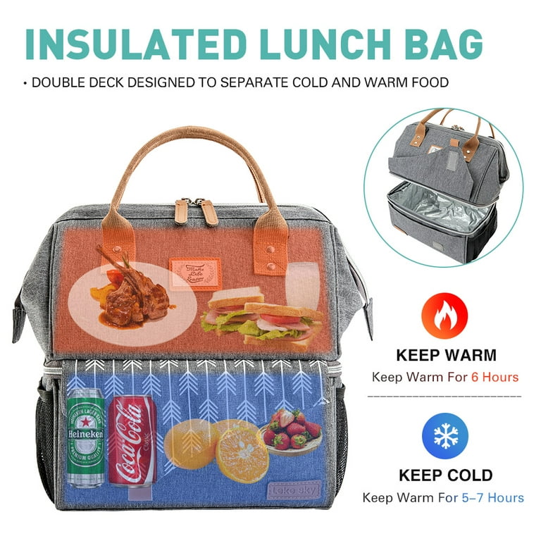  Lekesky Lunch Bag for Women Insulated Lunch Box