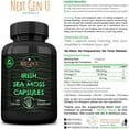 NGU Irish Sea Moss Dietary Food Supplement w/Omega3, Iodine & Perilla Oil, 120 Vegan Capsules