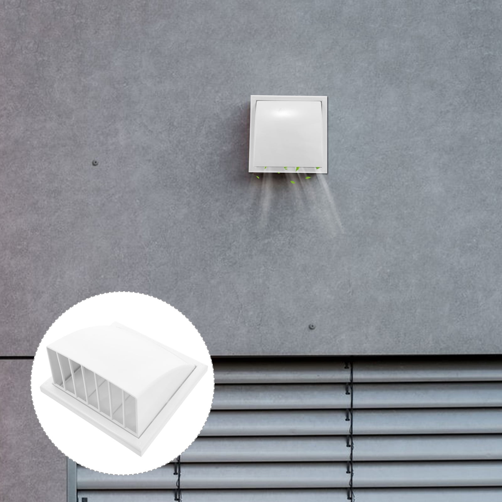 HOMEMAXS Exhaust Hood Vent Cover Outdoor Dryer Vent Cover Dryer Exhaust Vent Cover for Outside