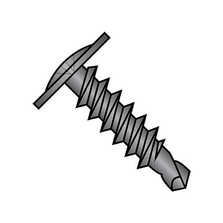 

8-18X2 Phillips Modified Truss Head Full Thread Self Drilling Screw Black Phosphate (Pack Qty 2 000) BC-0832KPMB