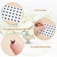 thumbnail image 4 of 2400pcs 4 Styles Black Meal Stickers 0.4 inch Food Choice Sticker Place Card Stickers Carrot/Chicken/Cow/Fish Wedding Indicator Sticker Meal Sticker Decals, 4 of 9