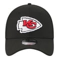 thumbnail image 2 of Men's New Era  Black Kansas City Chiefs Core Team 39THIRTY Flex Hat, 2 of 7