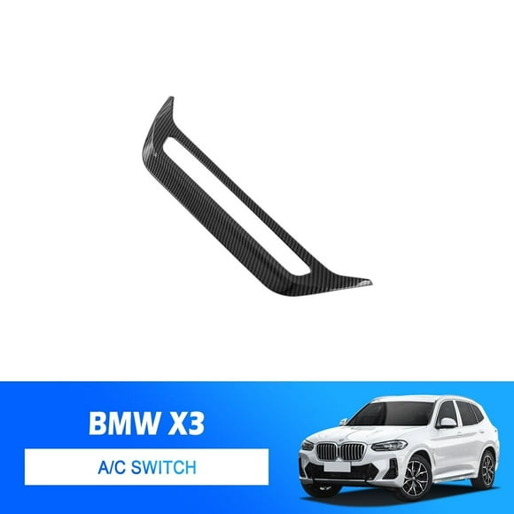 for BMW X3 2022 - 2023 Carbon Fiber Ventilation Switch Adjustment Cover Trim Accessories -