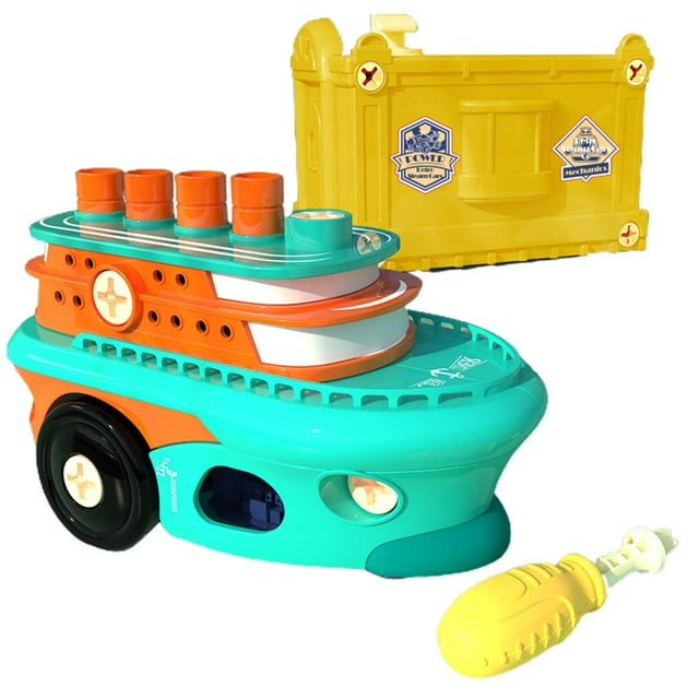 Take Apart Airplane Kids Toys Niños Ingeniería Building Play Kit Coche Eléctrico Construcción Juguetes De Aprendizaje Para Niños Grils Yuarrent FN007205-01